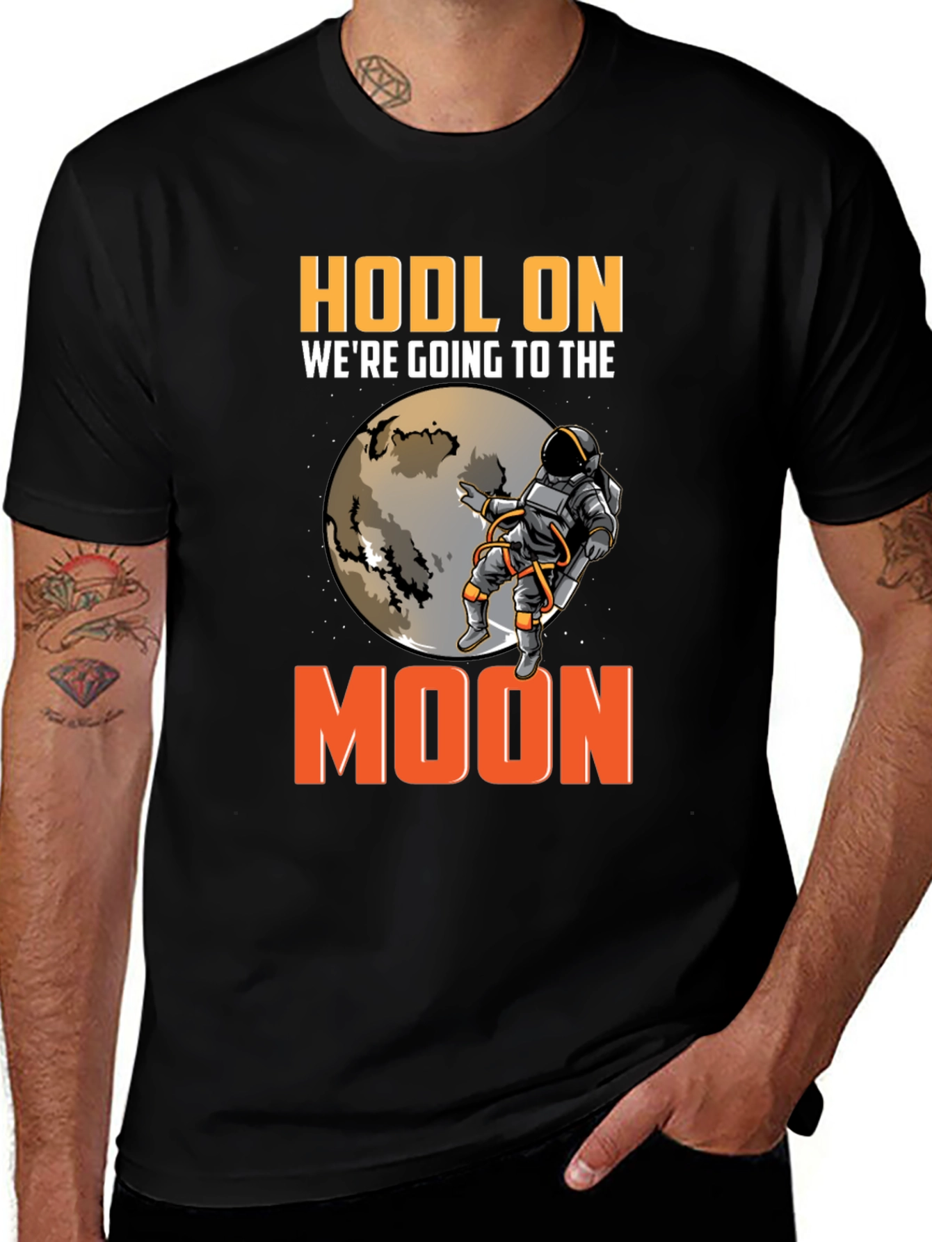 Camiseta HODL ON Espacio Cripto