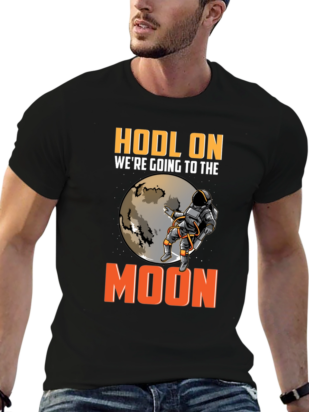 Camiseta HODL ON Espacio Cripto