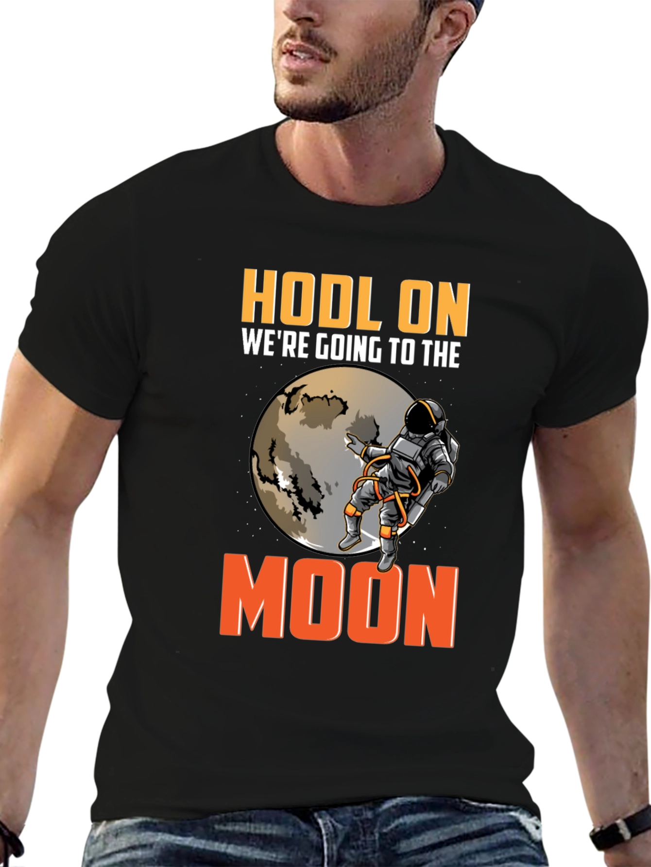 Camiseta HODL ON Espacio Cripto
