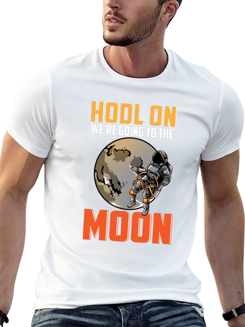 Camiseta HODL ON Espacio Cripto