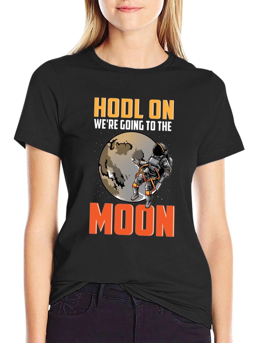 Camiseta HODL ON Espacio Cripto