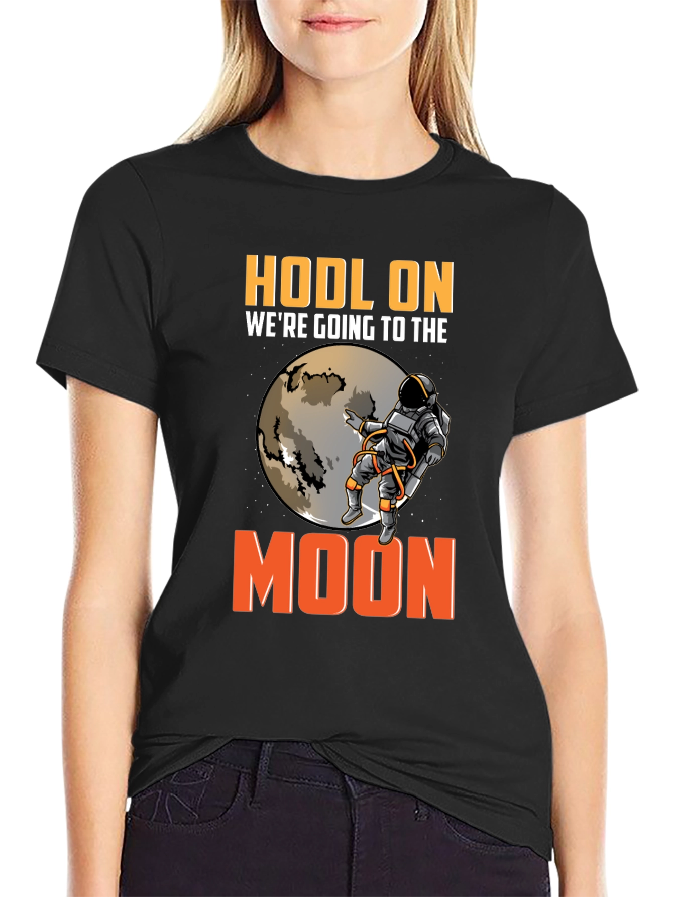 Camiseta HODL ON Espacio Cripto