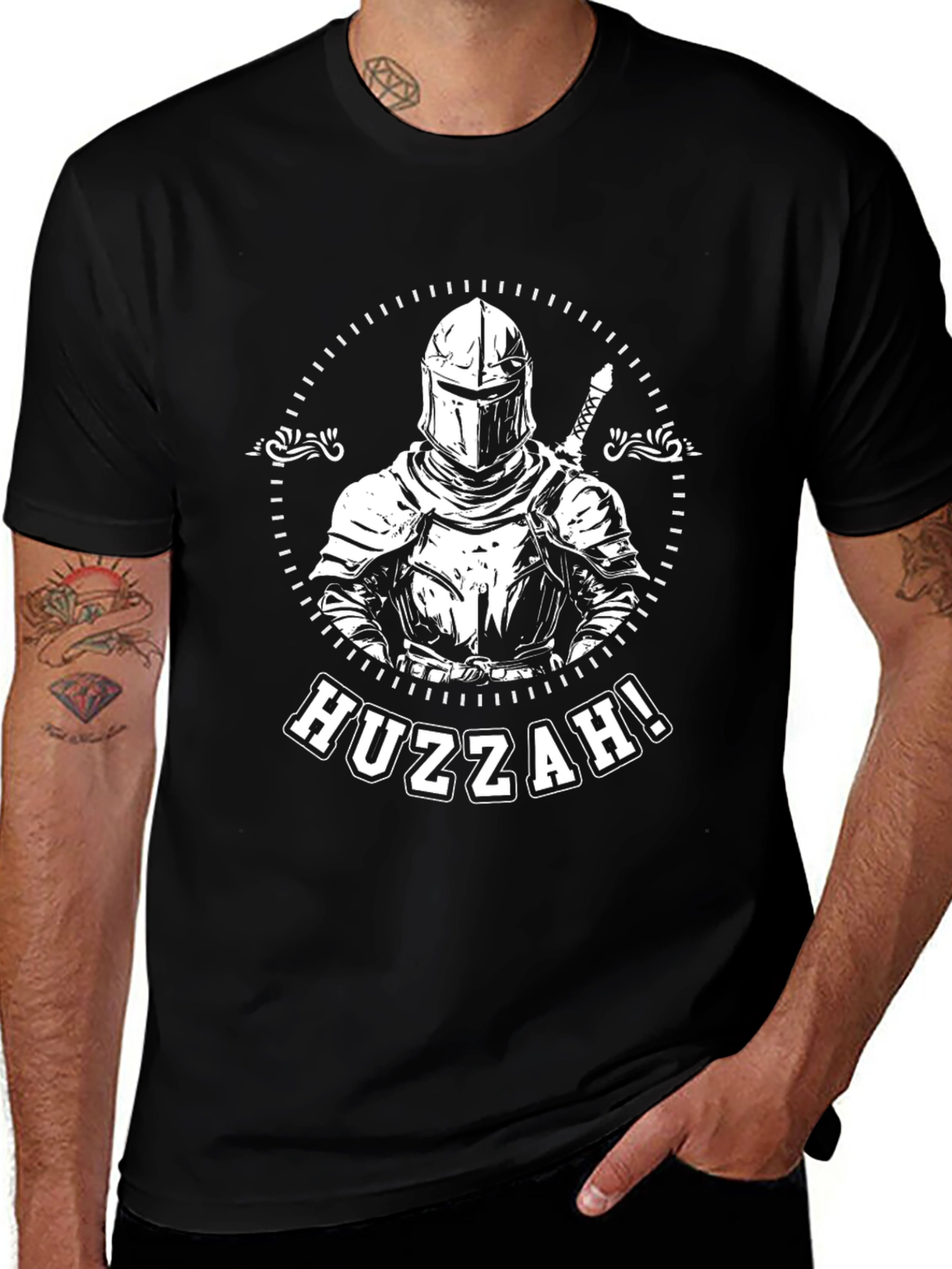 Camiseta Caballero Medieval ¡Huzzah!