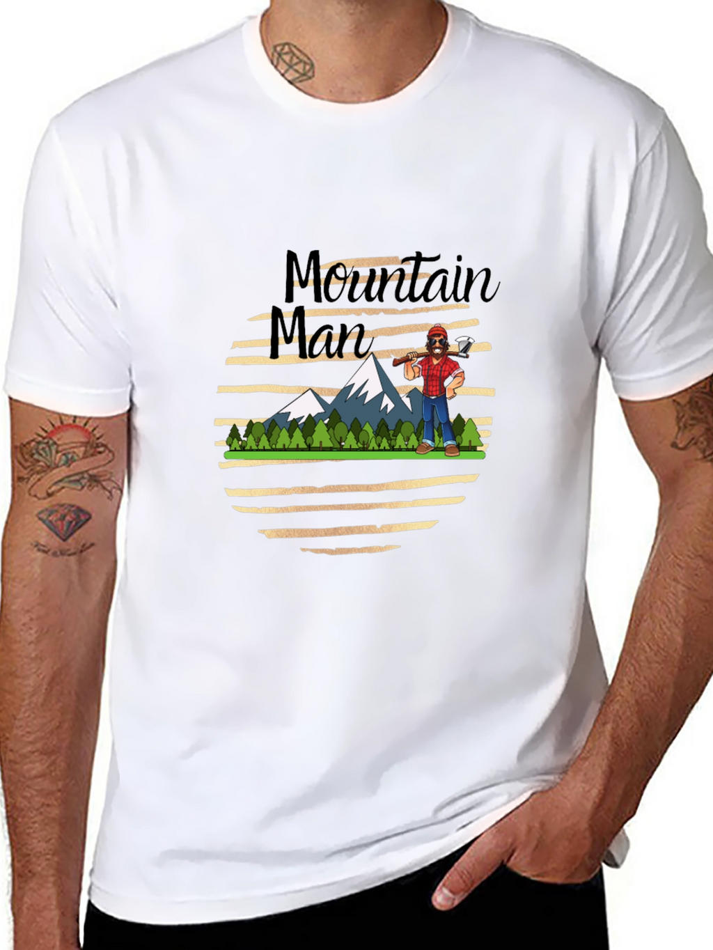 Camiseta Hombre Montaña Aventura