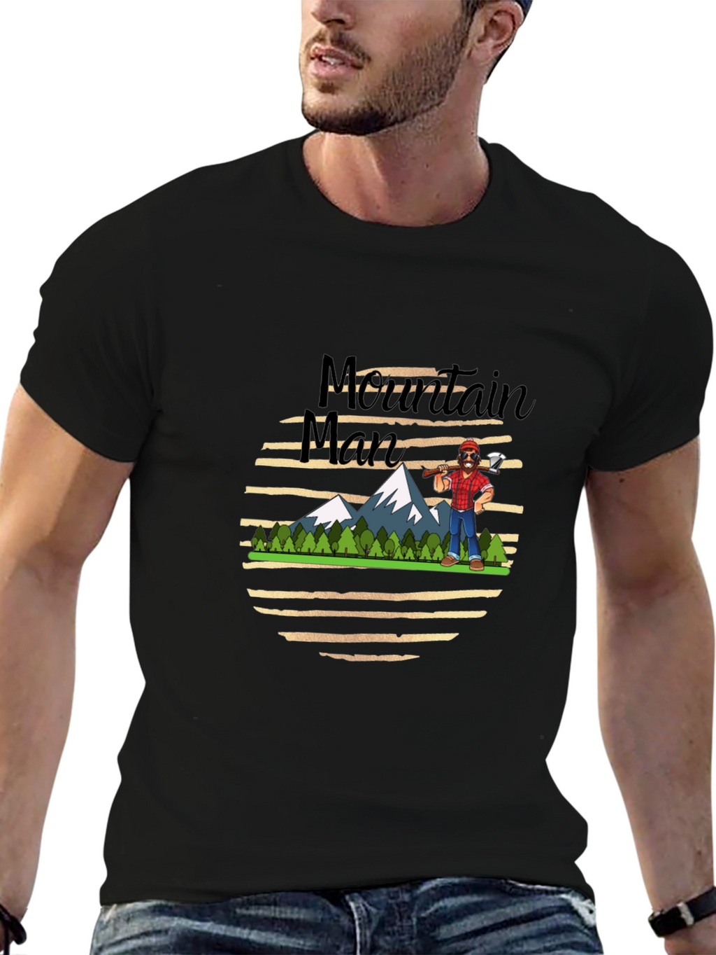 Camiseta Hombre Montaña Aventura