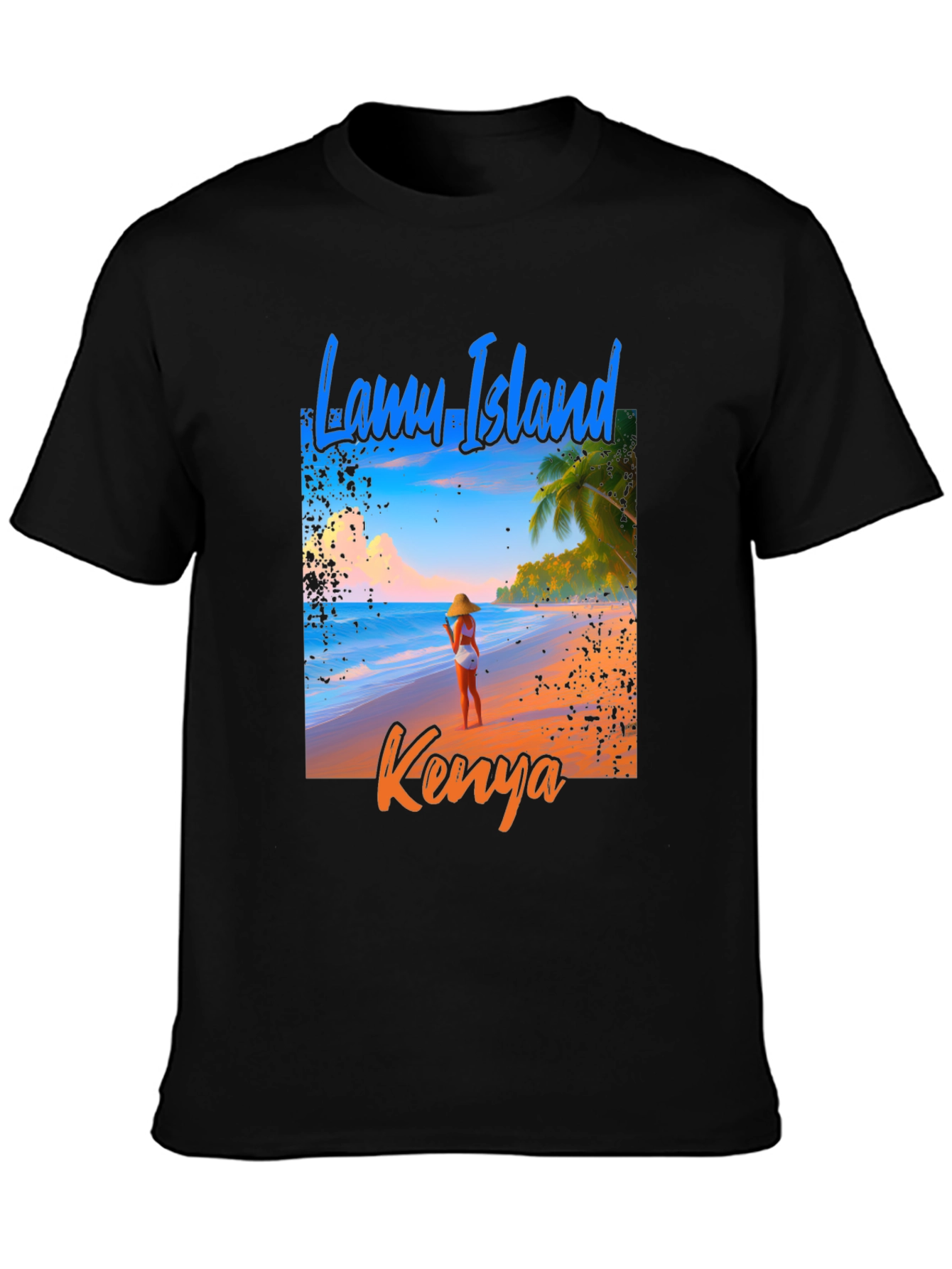 Camiseta Hombre Lamu Island Kenya