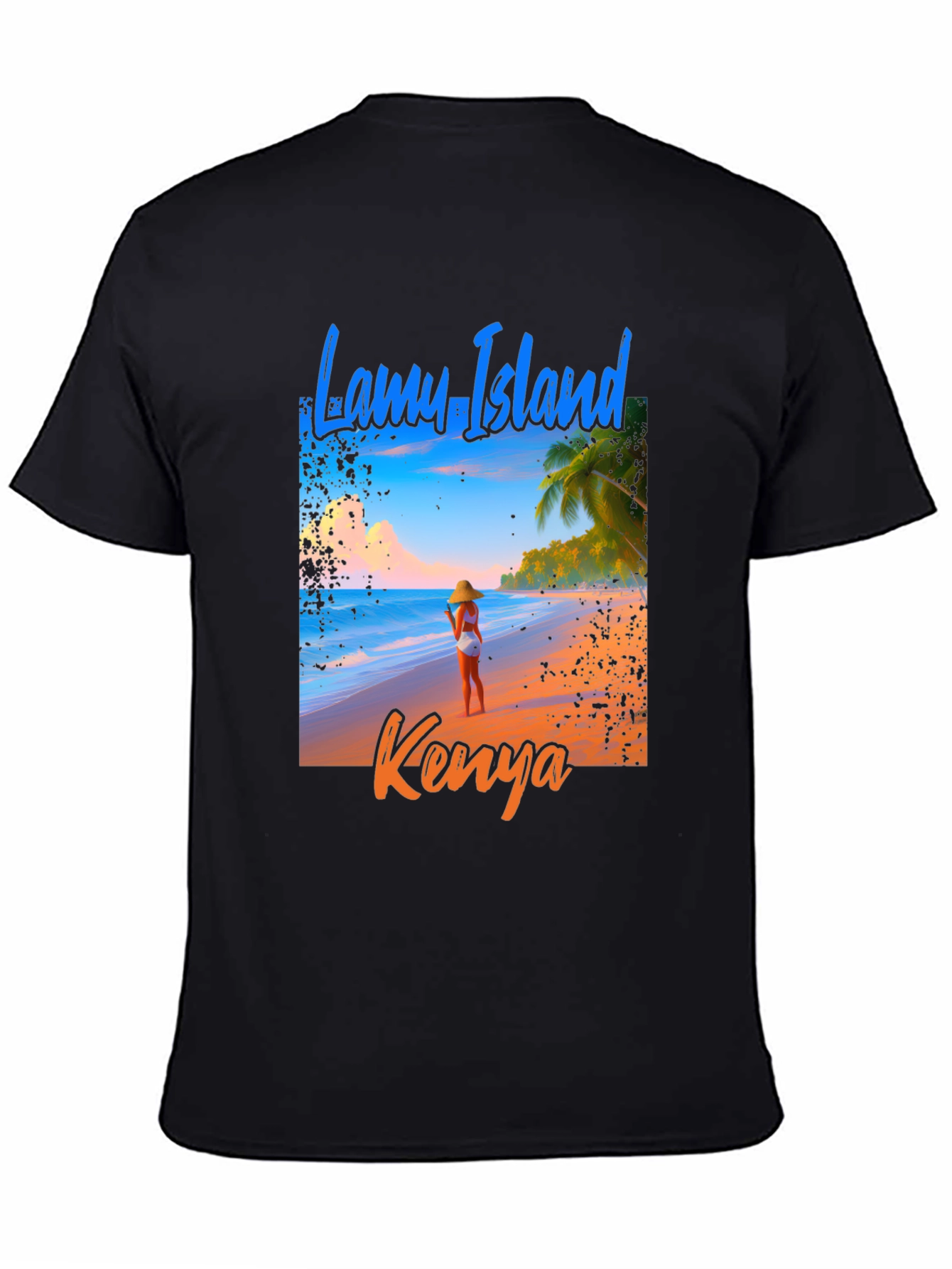 Camiseta Hombre Lamu Island Kenya