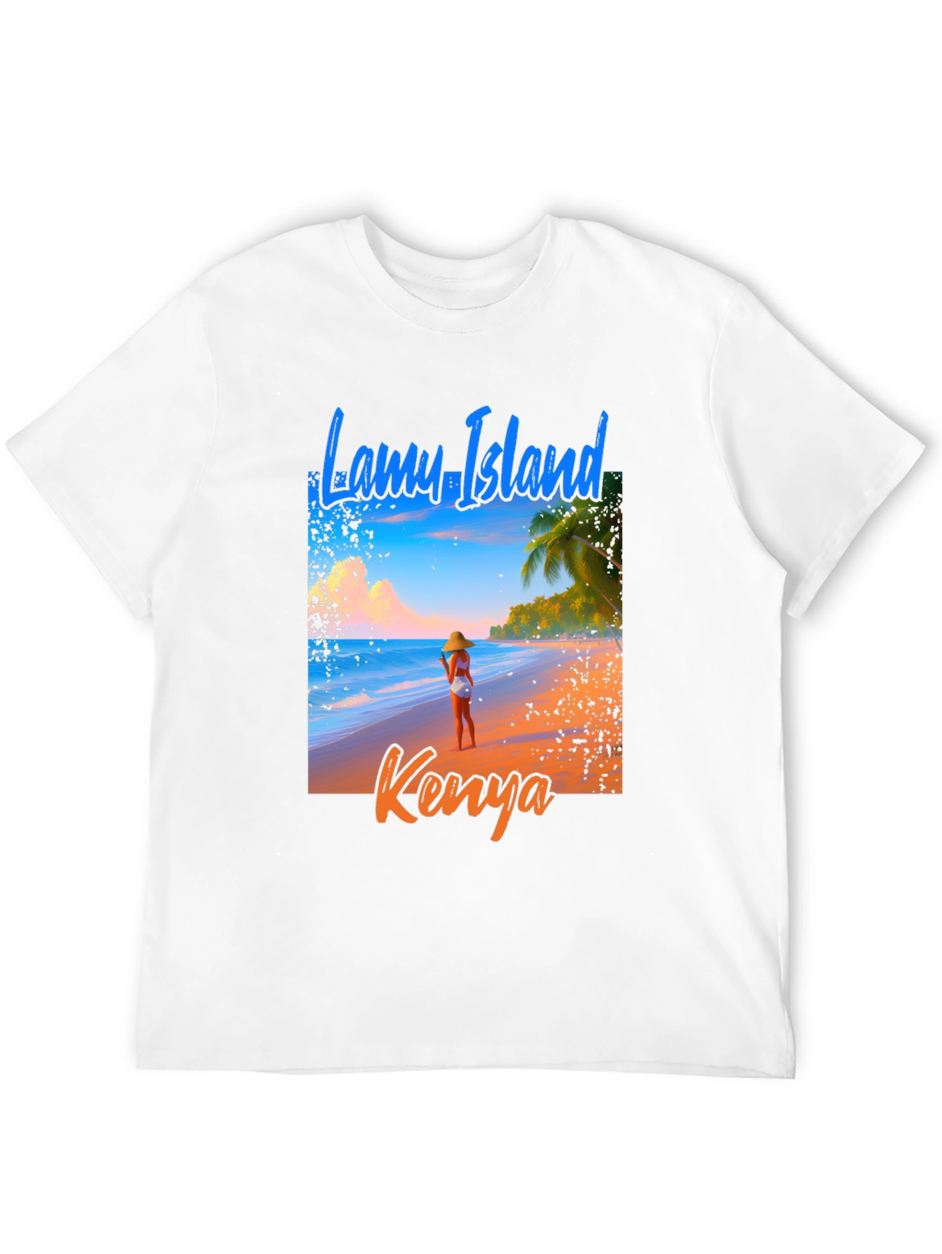 Camiseta Hombre Lamu Island Kenya