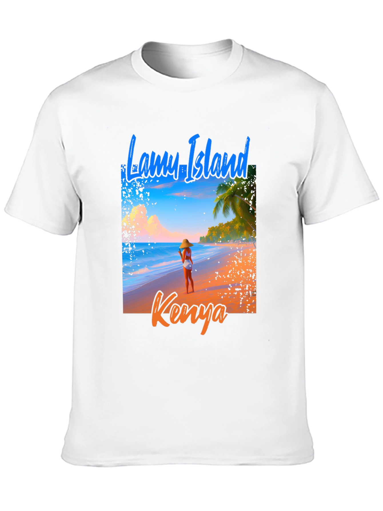 Camiseta Hombre Lamu Island Kenya