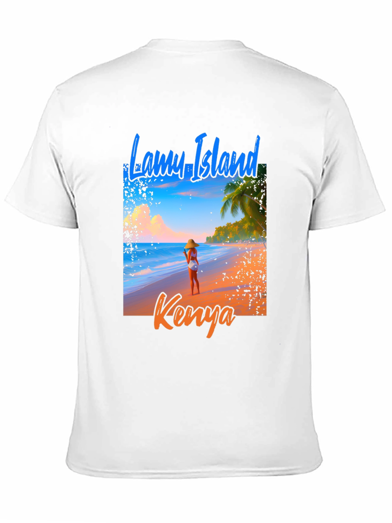 Camiseta Hombre Lamu Island Kenya