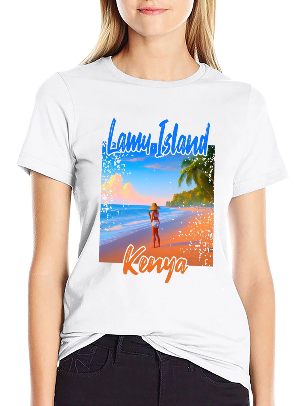 Camiseta Hombre Lamu Island Kenya