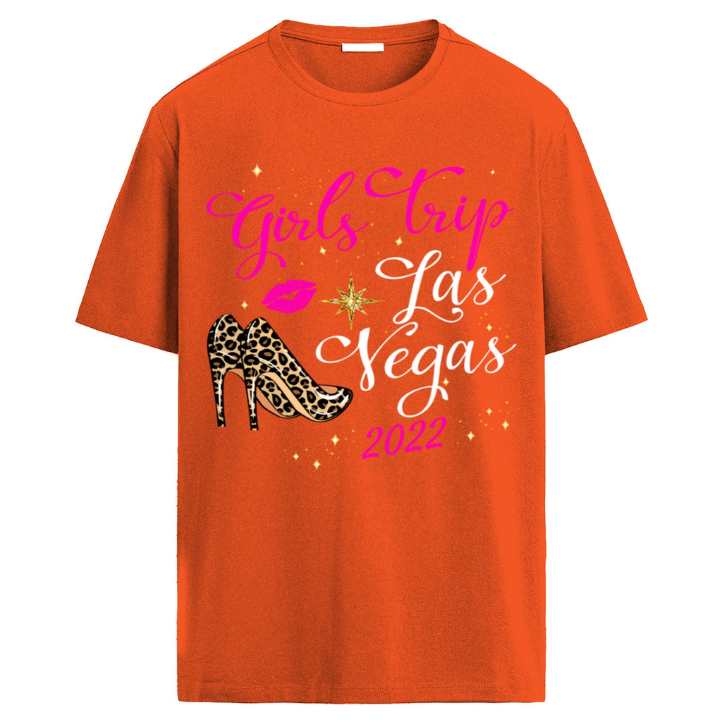 Camiseta "Girls Trip Las Vegas 2022" - Camiseta de Mujer para Viaje de Chicas, Estampado Fashionable