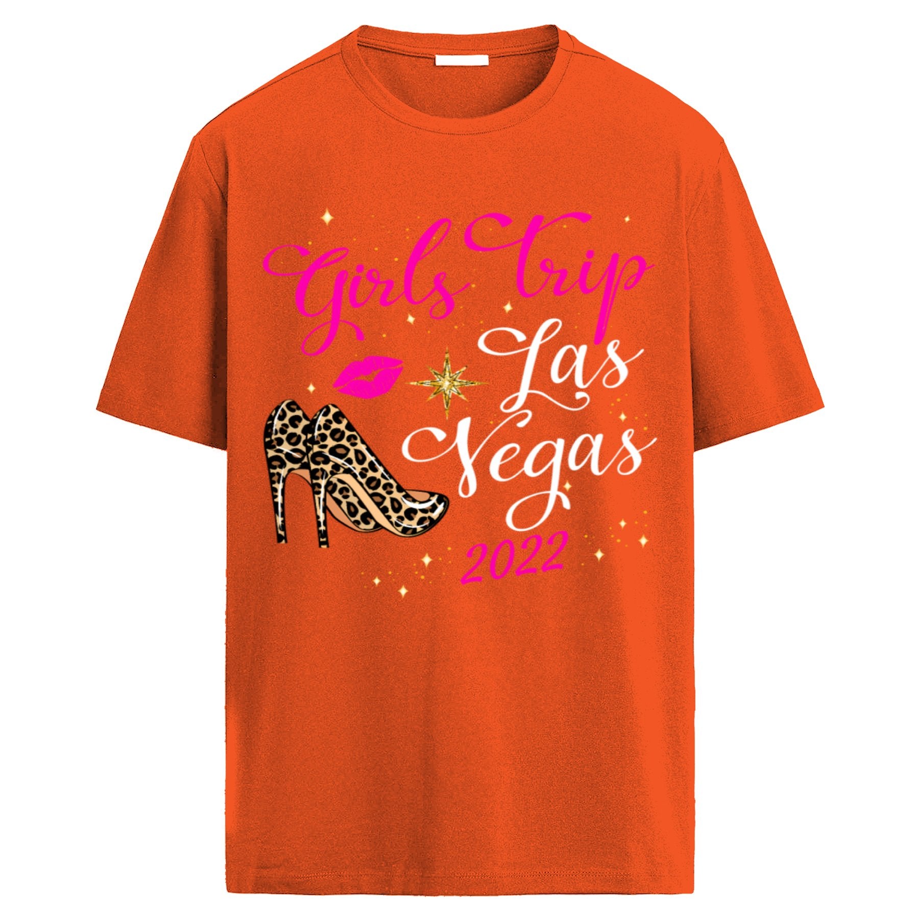 Camiseta "Girls Trip Las Vegas 2022" - Camiseta de Mujer para Viaje de Chicas, Estampado Fashionable