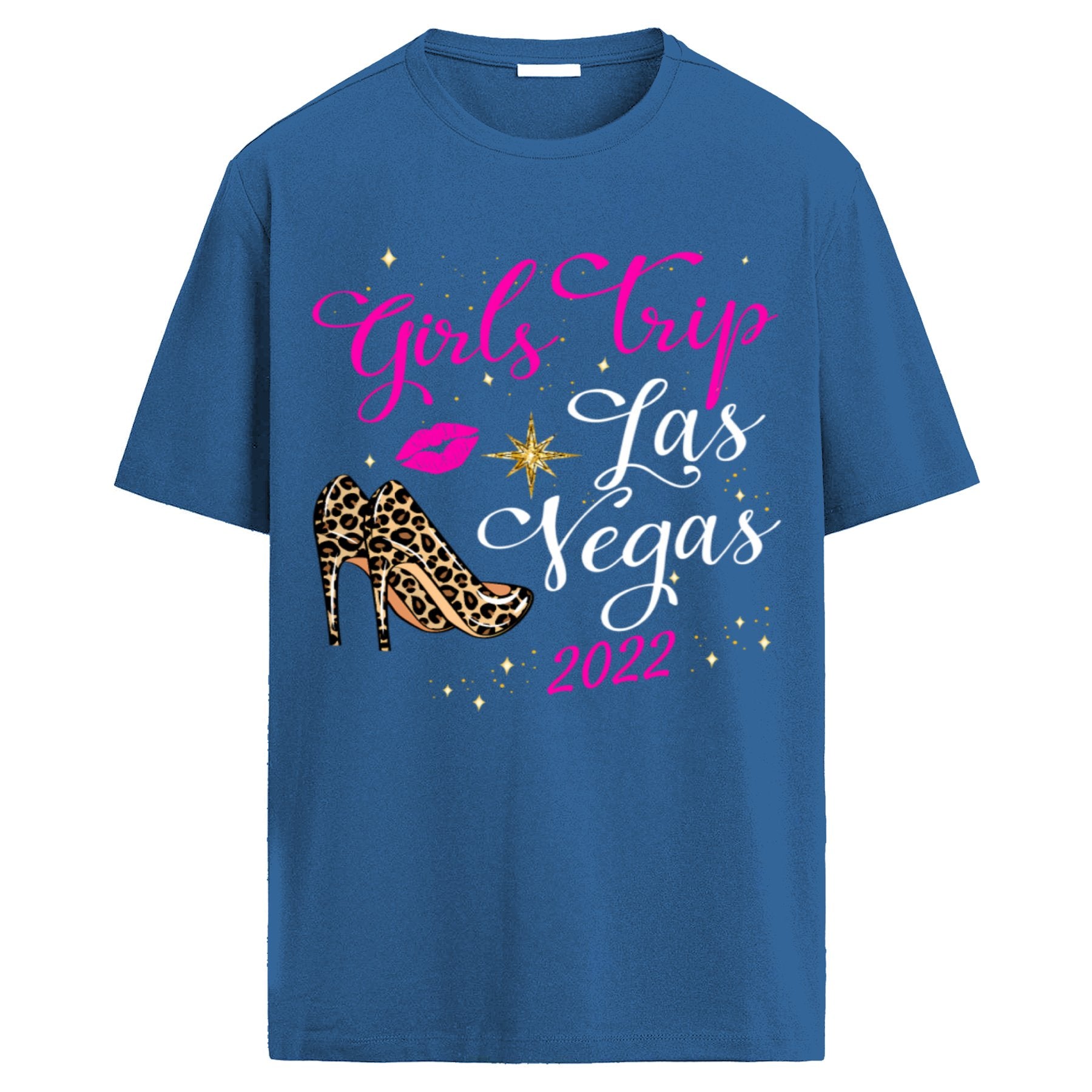 Camiseta "Girls Trip Las Vegas 2022" - Camiseta de Mujer para Viaje de Chicas, Estampado Fashionable