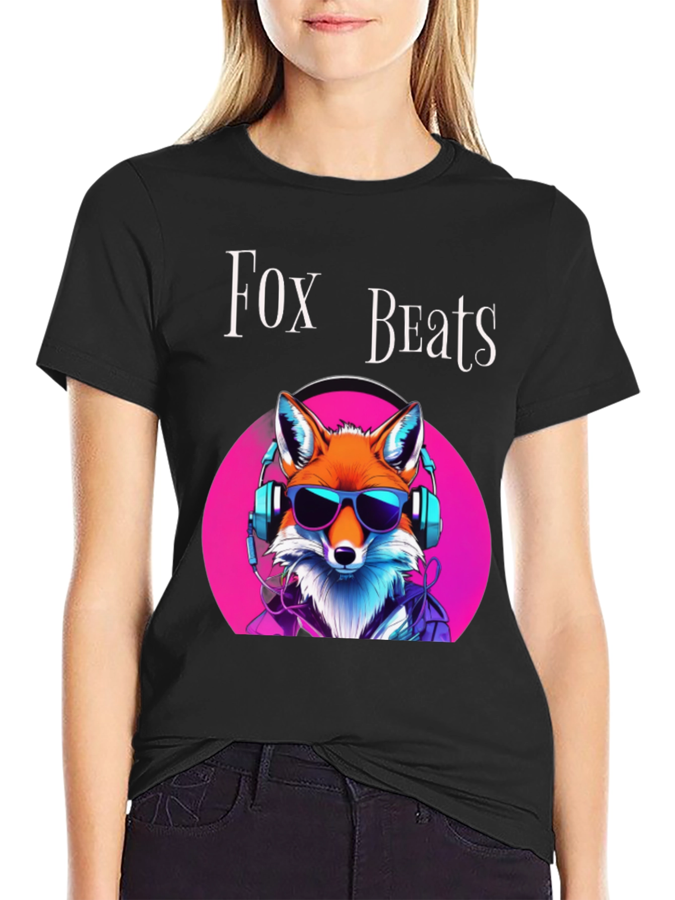 Camiseta Fox Beats Algodón Premium - Diseño Moderno