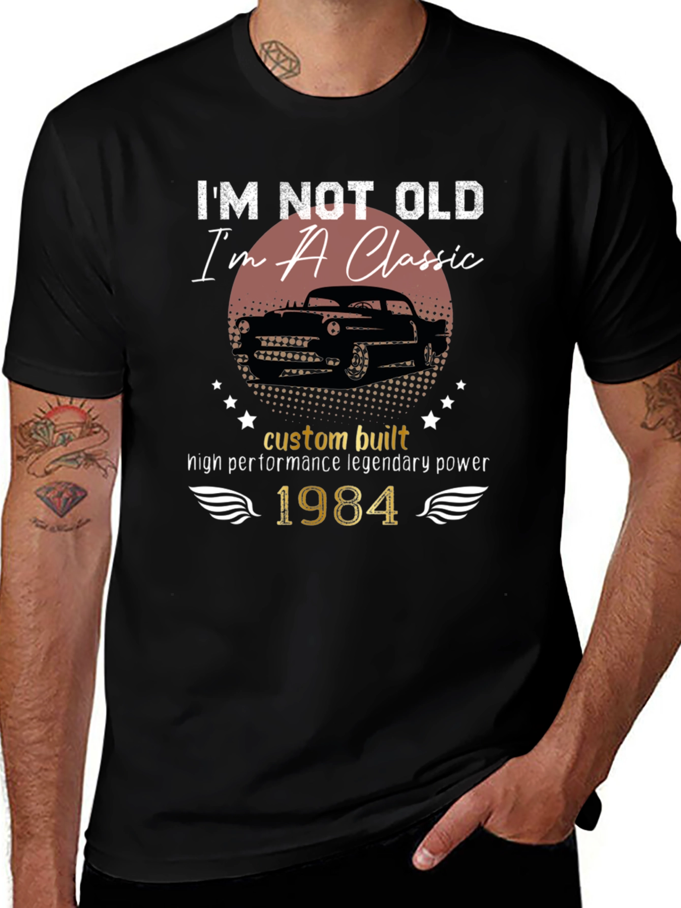 Camiseta Clásica: No Soy Viejo Soy Un Clásico - 1984