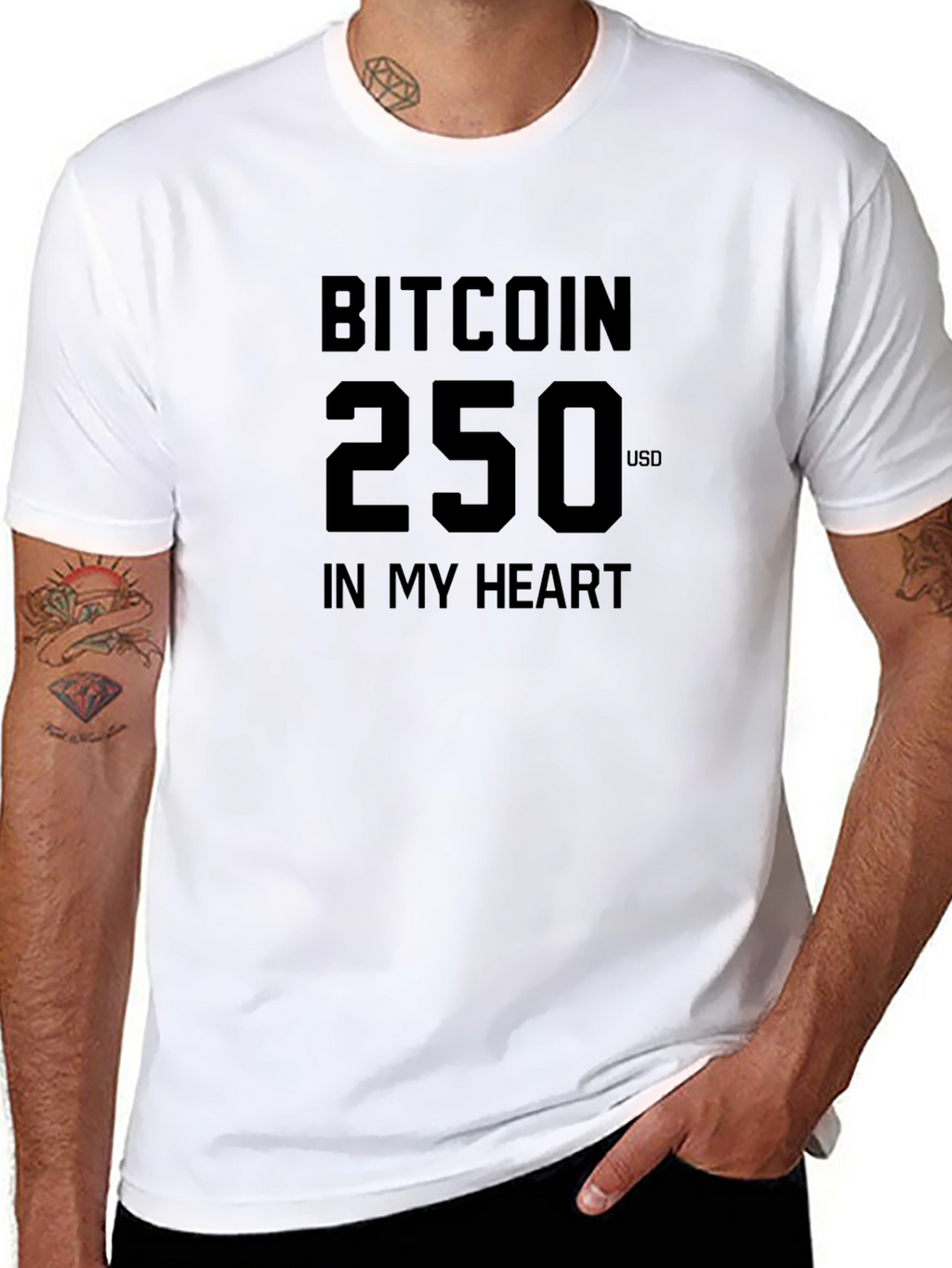 Camiseta Bitcoin - In My Heart