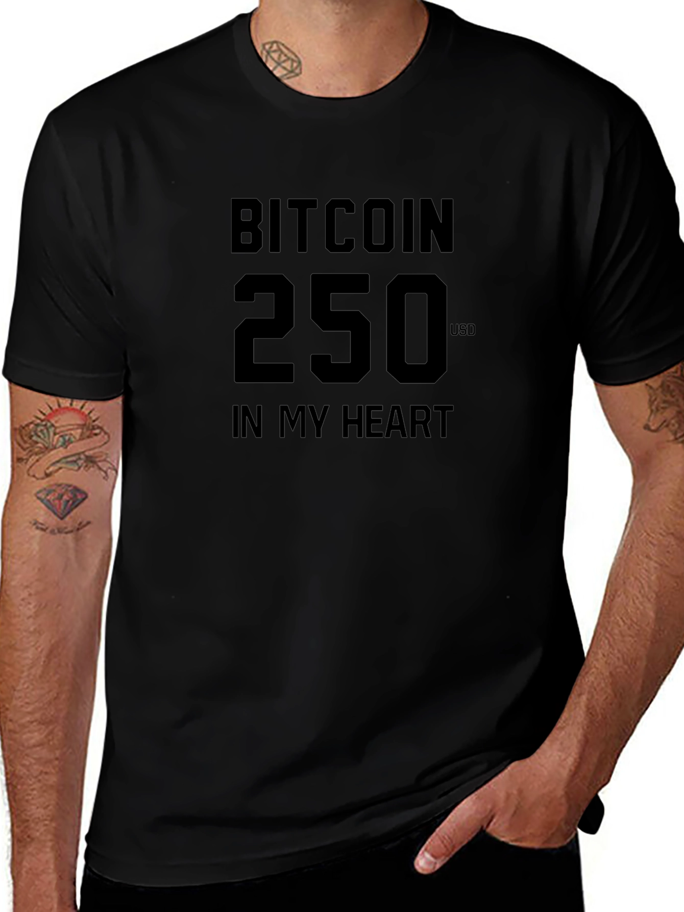Camiseta Bitcoin - In My Heart