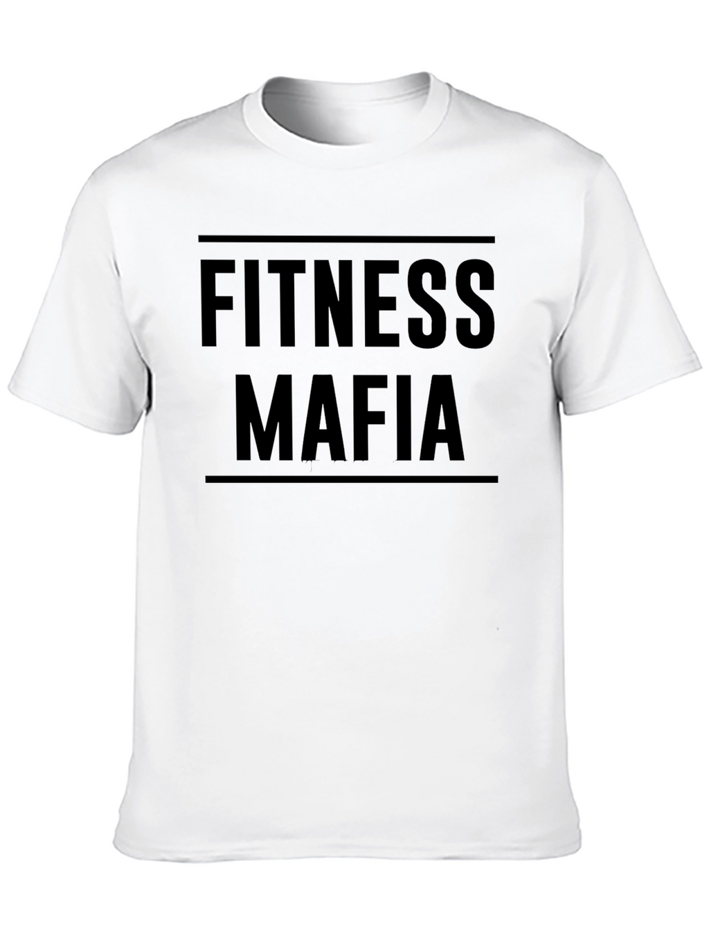 Camiseta Fitness Mafia Negra para Hombre