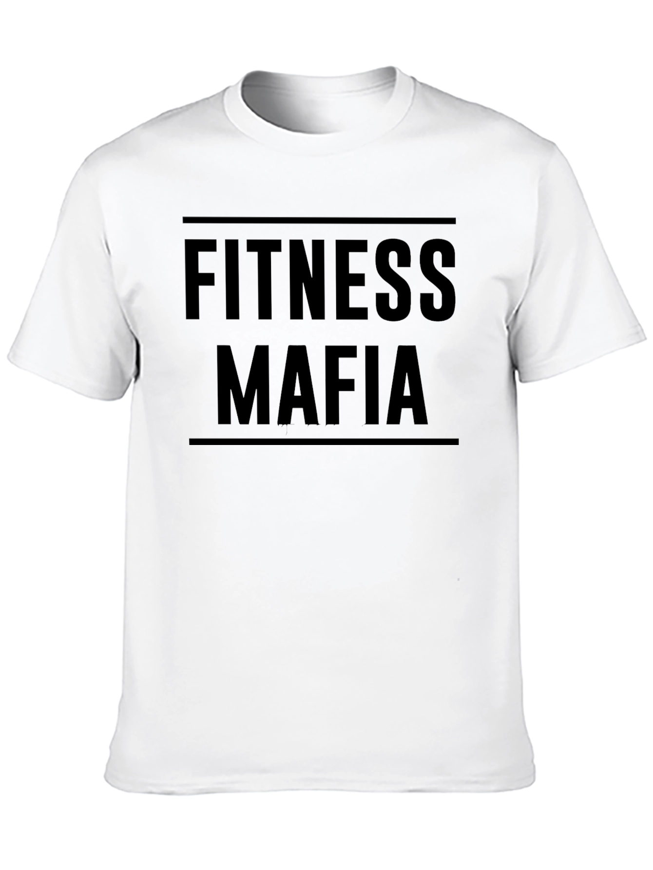 Camiseta Fitness Mafia Negra para Hombre