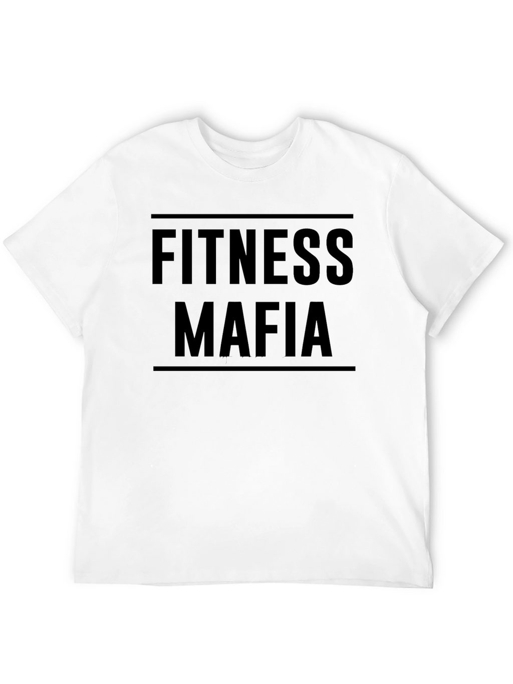 Camiseta Fitness Mafia Negra para Hombre
