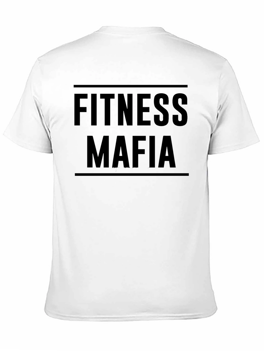 Camiseta Fitness Mafia Negra para Hombre