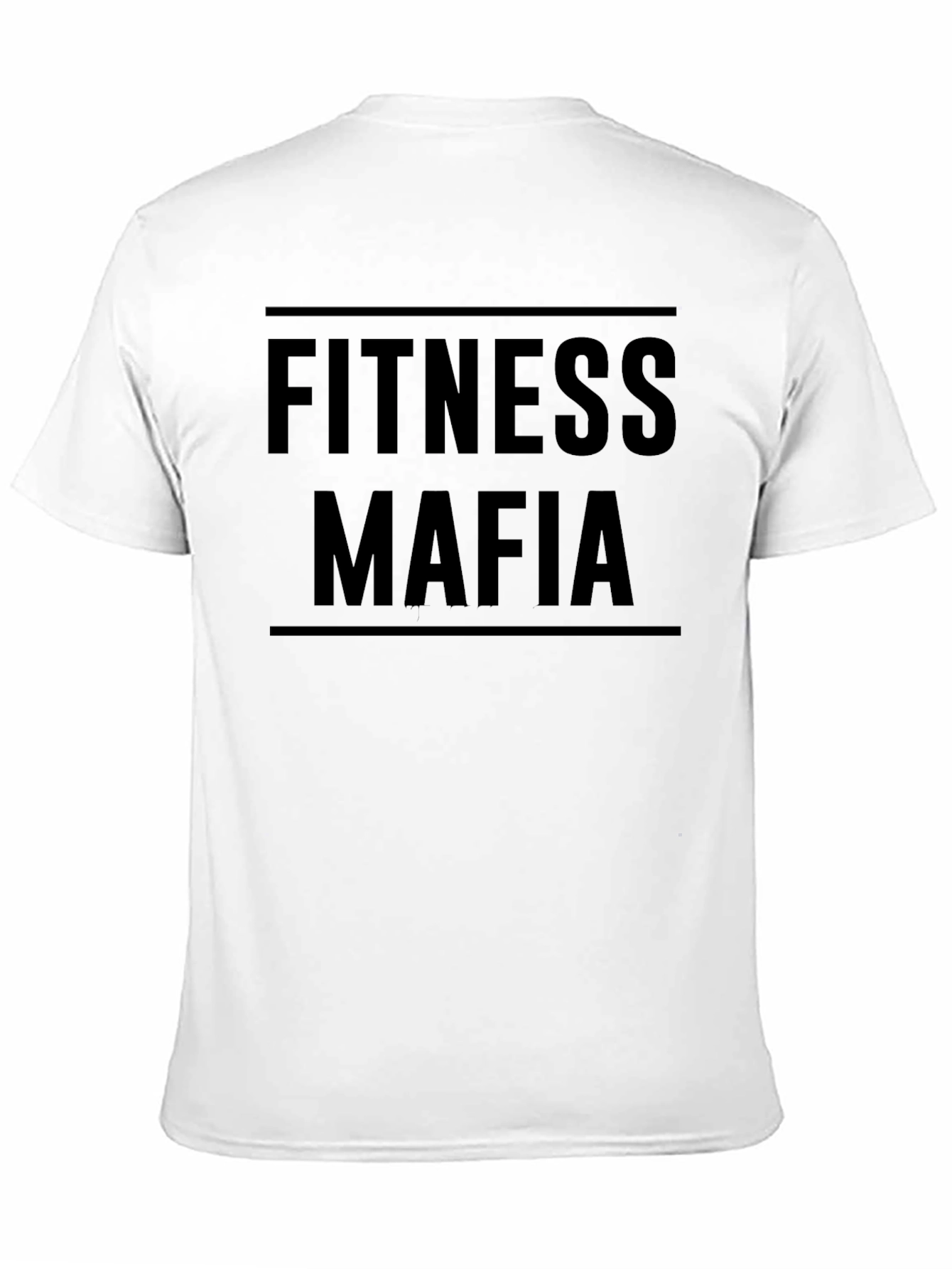 Camiseta Fitness Mafia Negra para Hombre