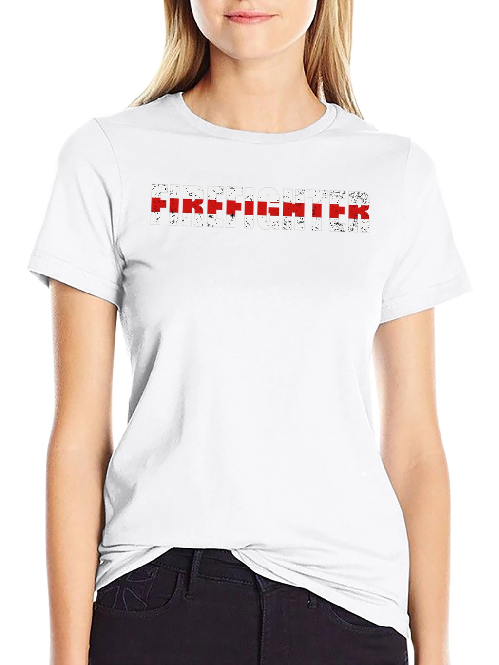 Camiseta Bombero con Diseño Firefighter