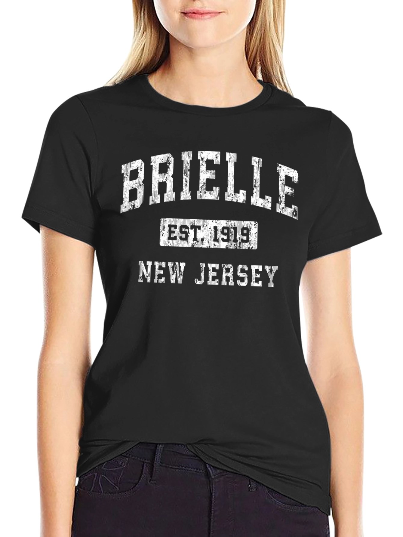 Camiseta Brielle New Jersey EST 1919 Vintage