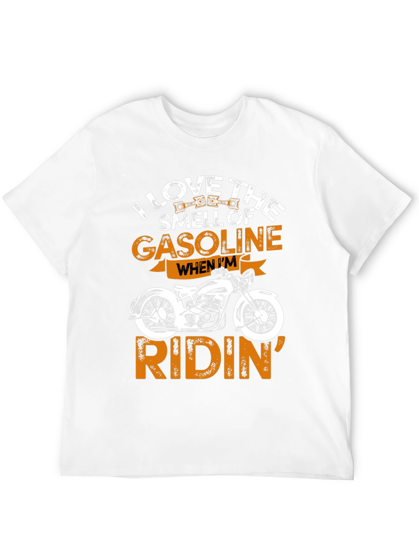 Camiseta Hombre: Amo el Olor a Gasolina