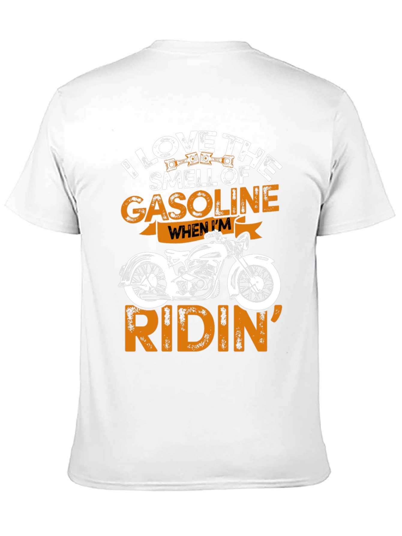 Camiseta Hombre: Amo el Olor a Gasolina