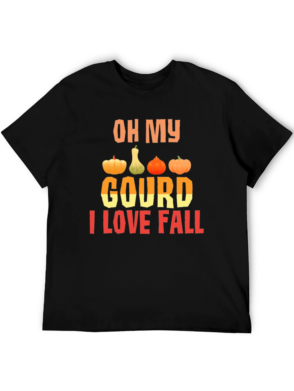 Camiseta divertida de otoño con calabazas