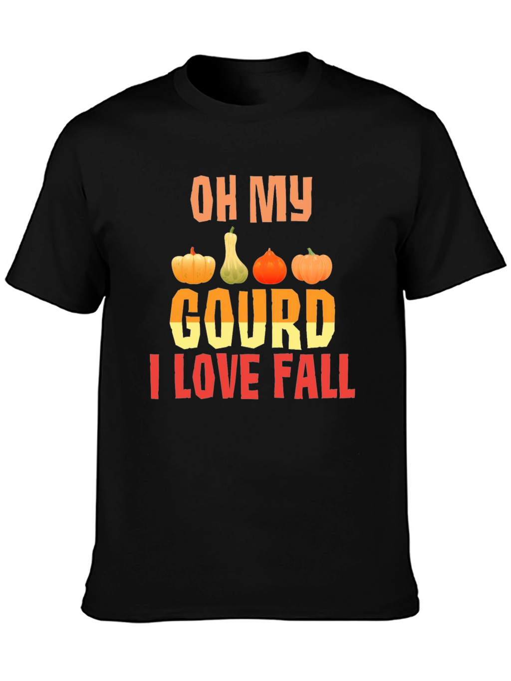 Camiseta divertida de otoño con calabazas