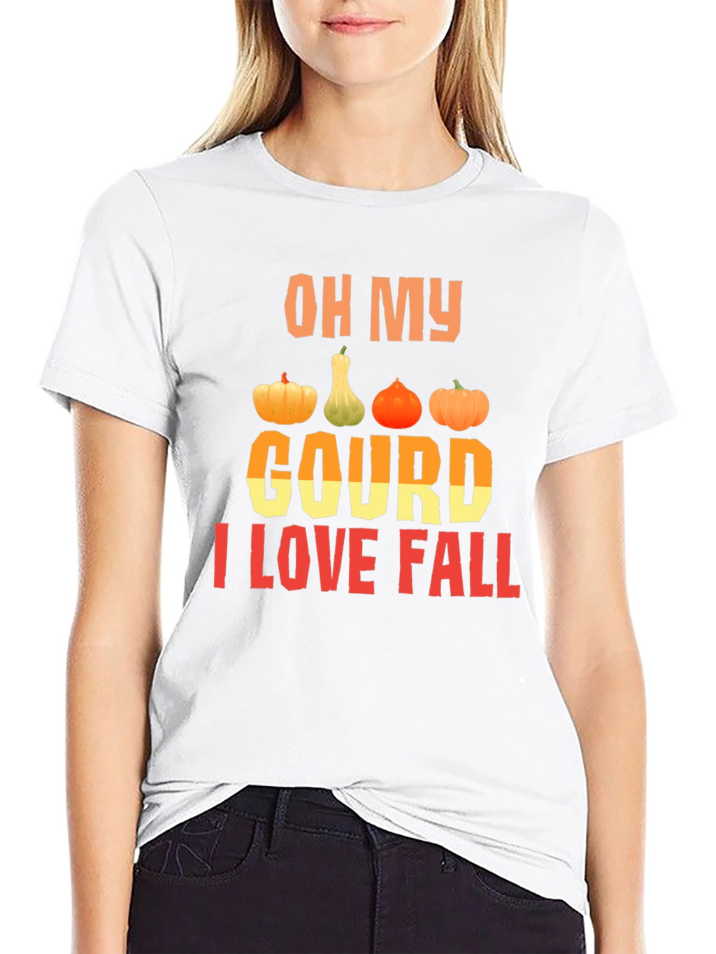 Camiseta divertida de otoño con calabazas