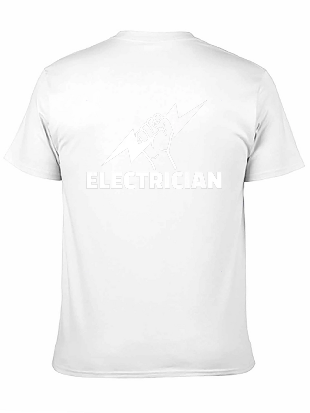 Camiseta Eléctrico Diseño Rayo - Negra