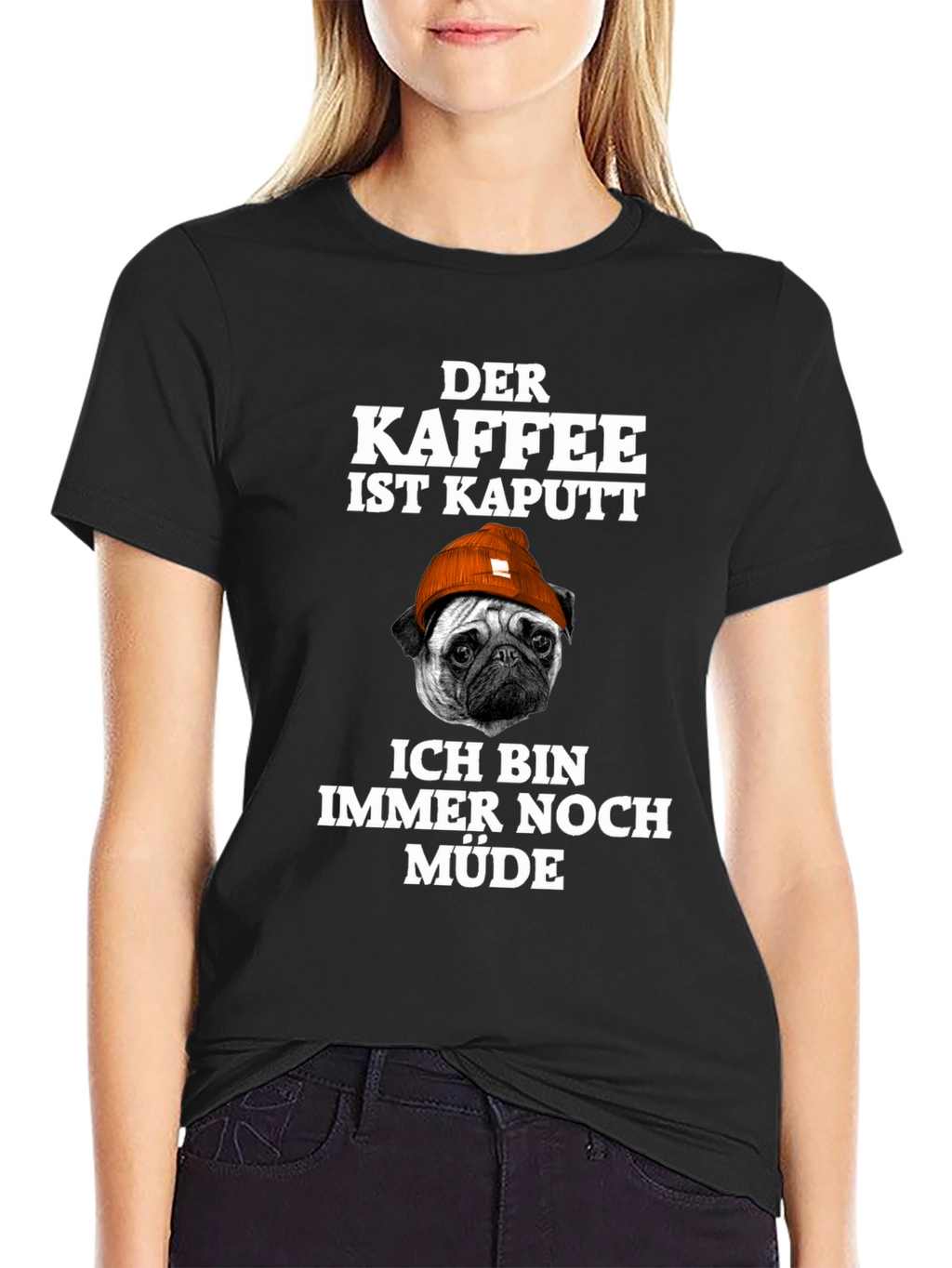Camiseta Hombre Der Kaffee Ist Kaputt
