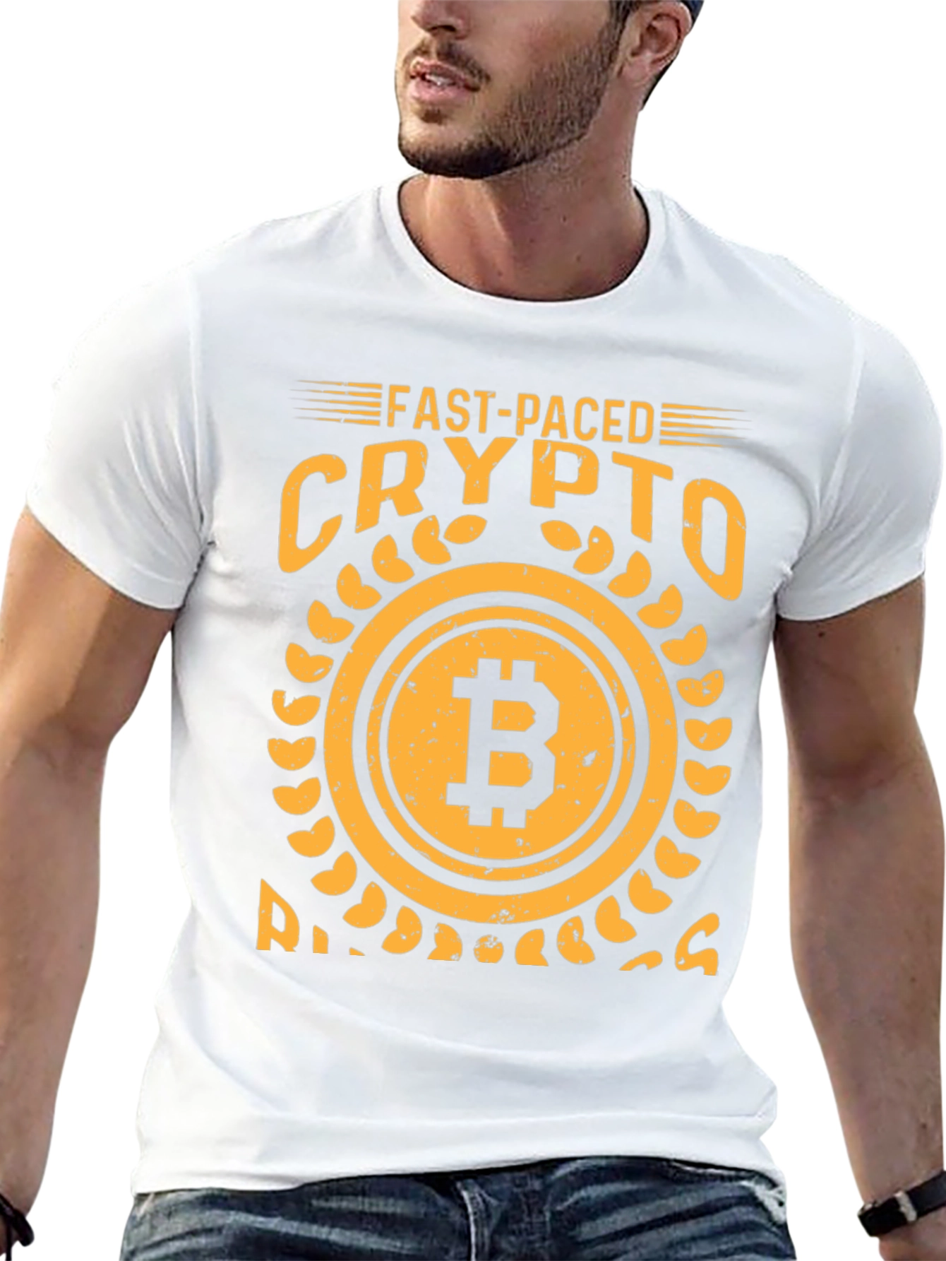 Camiseta Bitcoin Fast-Paced Crypto