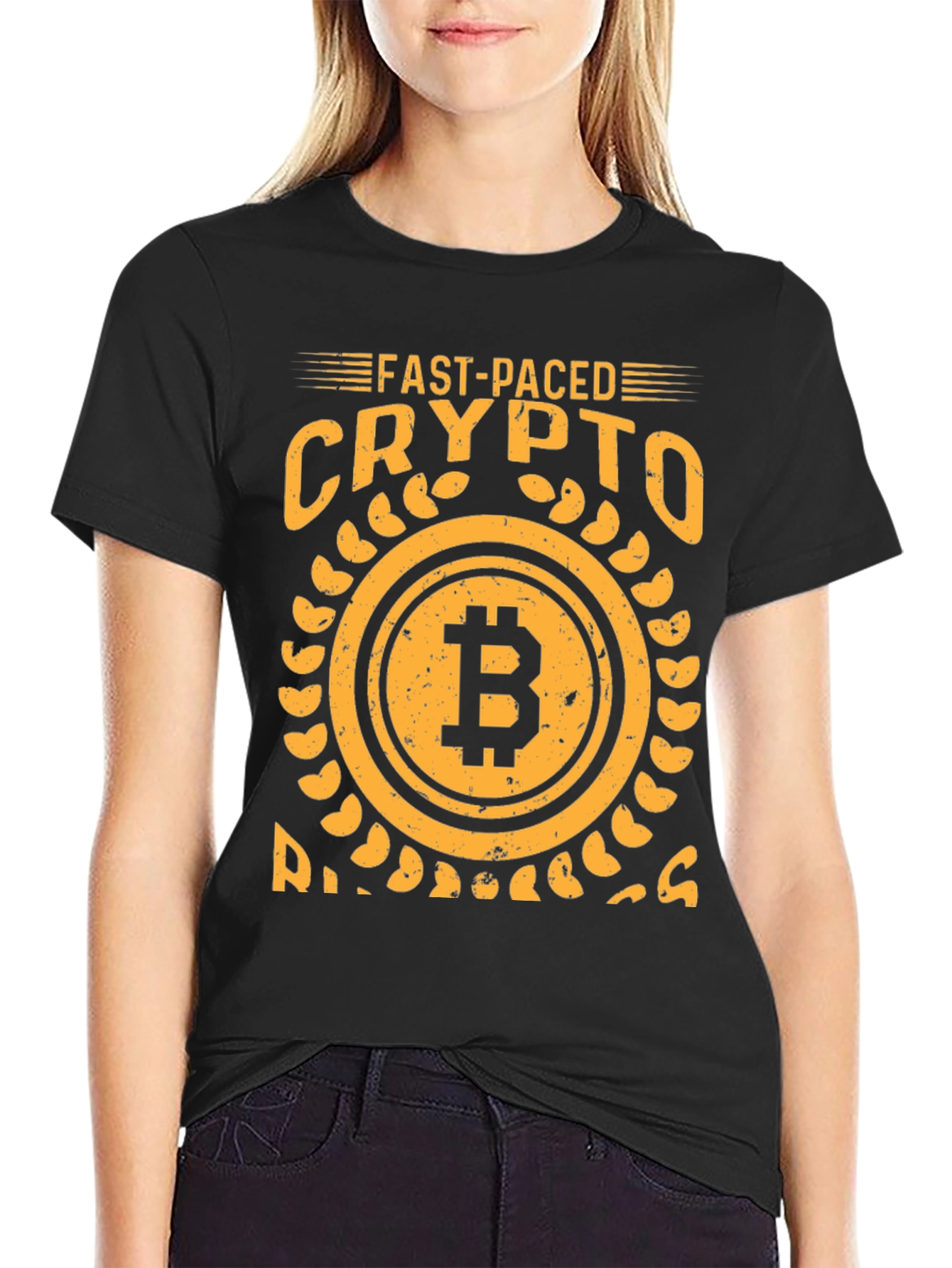 Camiseta Bitcoin Fast-Paced Crypto