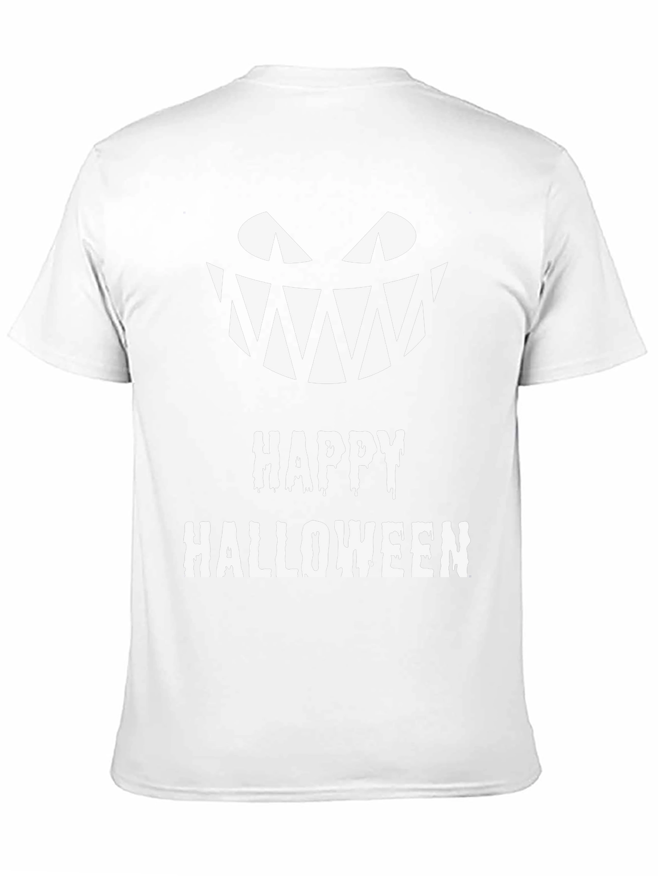 Camiseta Halloween Negra con Diseño de Terror