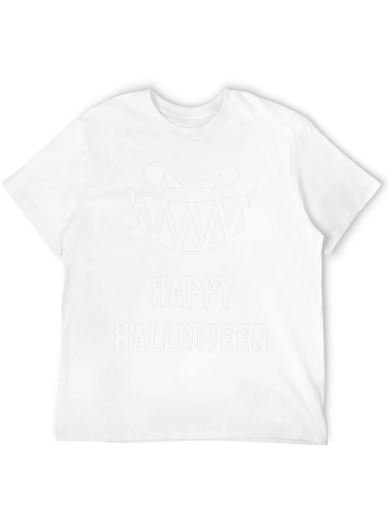 Camiseta Halloween Negra con Diseño de Terror
