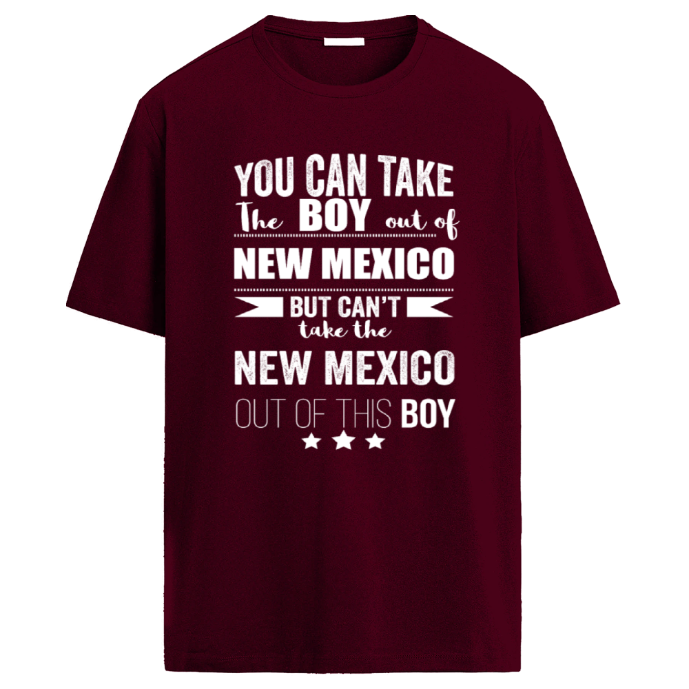 Camiseta con la Frase "No Puedes Sacar a Nuevo México de Mí" - 100% Algodón, Estilo Vintage