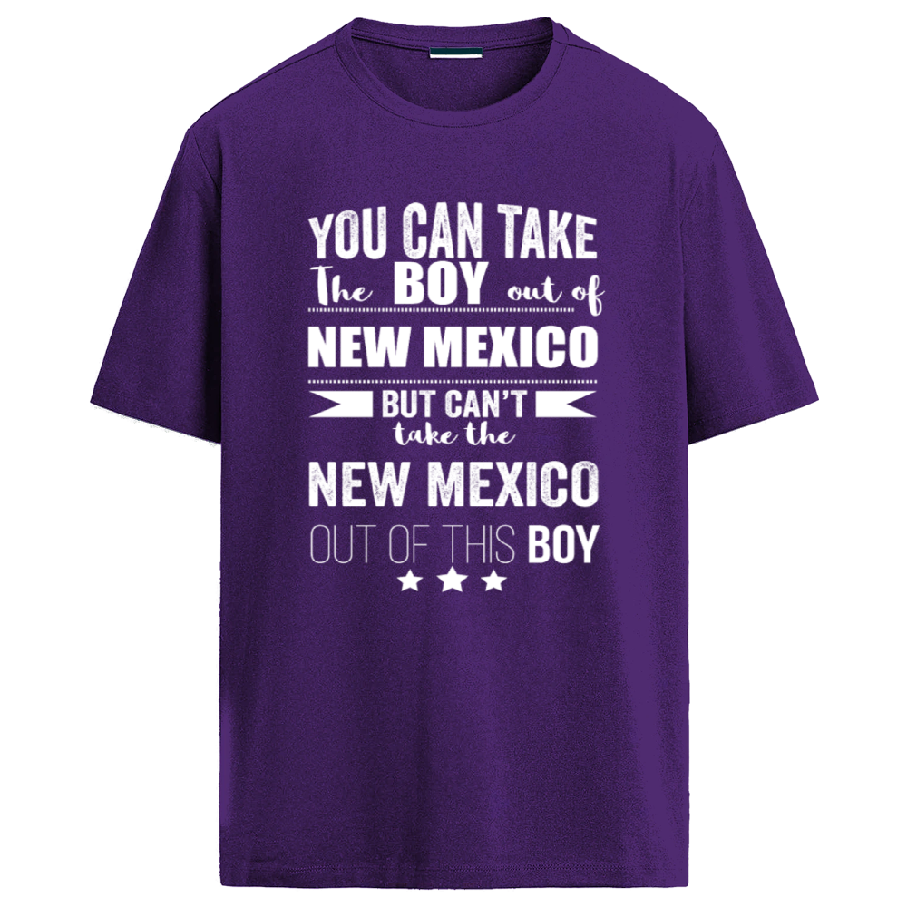 Camiseta con la Frase "No Puedes Sacar a Nuevo México de Mí" - 100% Algodón, Estilo Vintage
