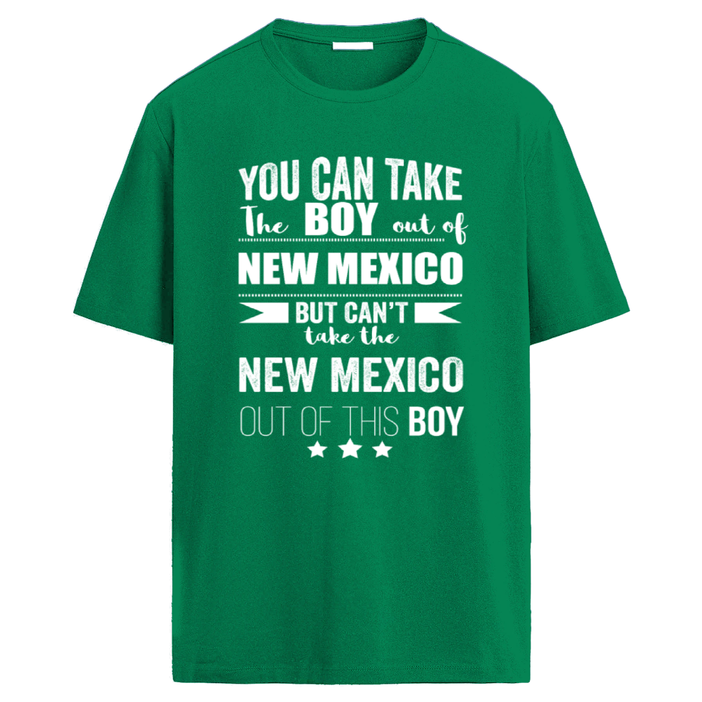 Camiseta con la Frase "No Puedes Sacar a Nuevo México de Mí" - 100% Algodón, Estilo Vintage