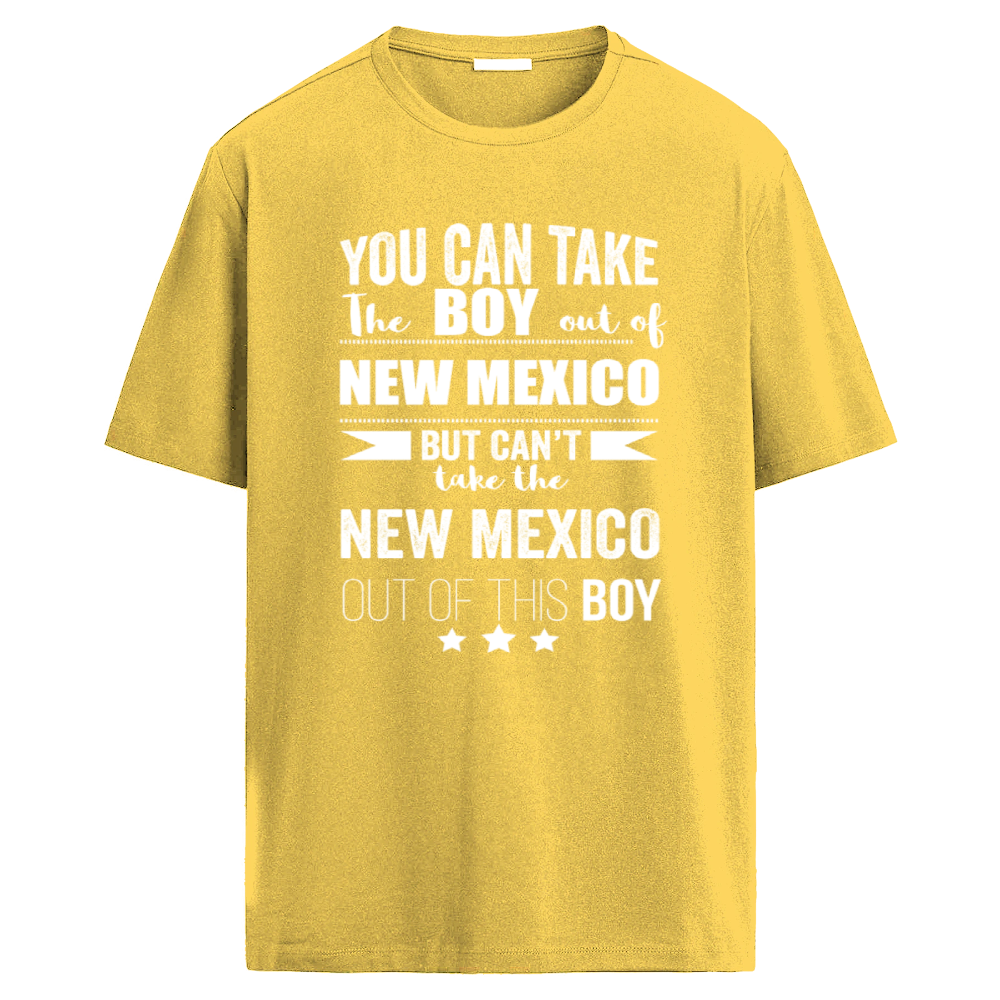 Camiseta con la Frase "No Puedes Sacar a Nuevo México de Mí" - 100% Algodón, Estilo Vintage