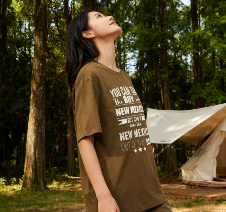 Camiseta con la Frase "No Puedes Sacar a Nuevo México de Mí" - 100% Algodón, Estilo Vintage