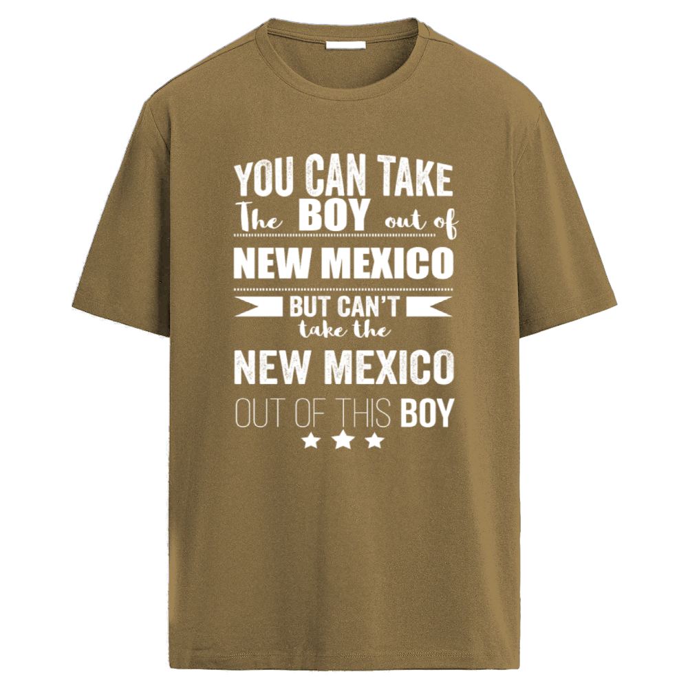 Camiseta con la Frase "No Puedes Sacar a Nuevo México de Mí" - 100% Algodón, Estilo Vintage