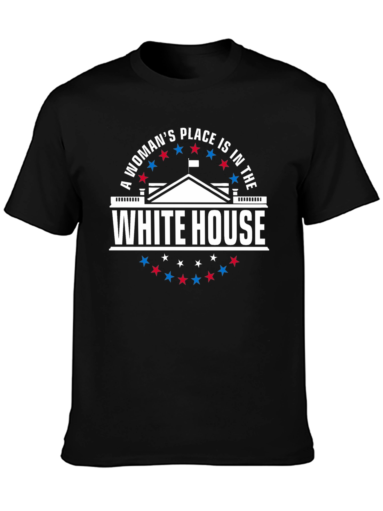 Camiseta con mensaje feminista White House