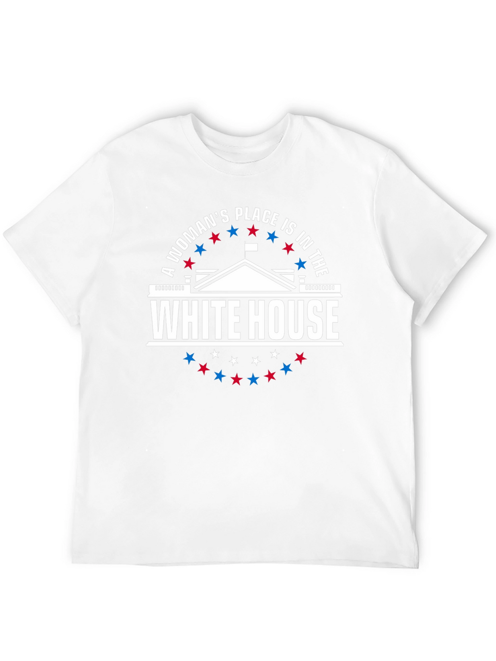 Camiseta con mensaje feminista White House