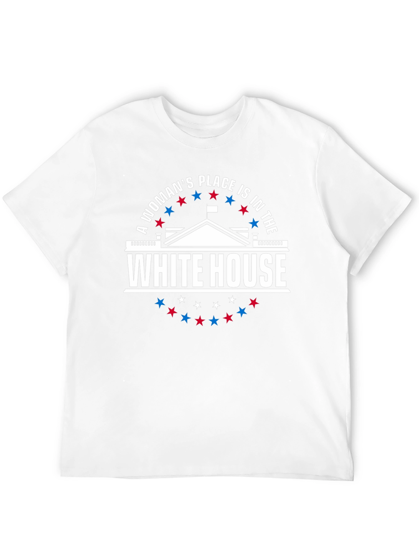 Camiseta con mensaje feminista White House