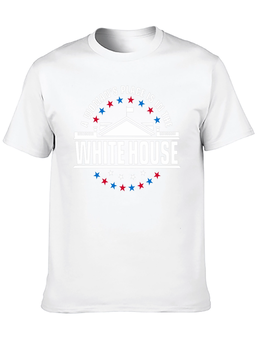 Camiseta con mensaje feminista White House